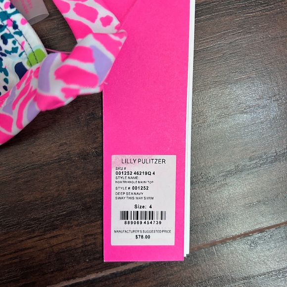NWT Lilly Pulitzer Bikini Top - Picture 3 of 3